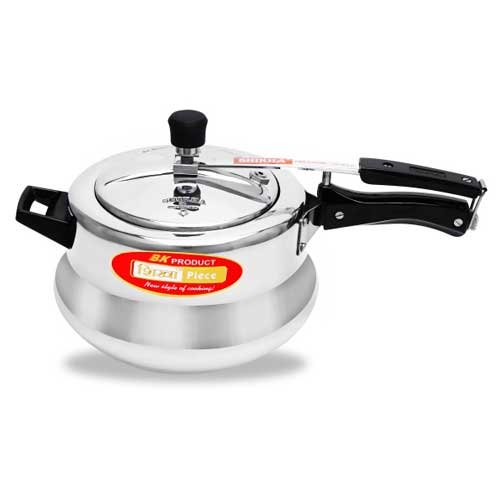 Shikha Aluminium 5.5 Liter Handi Pressure Cooker, For Home, Packaging Type: Box
