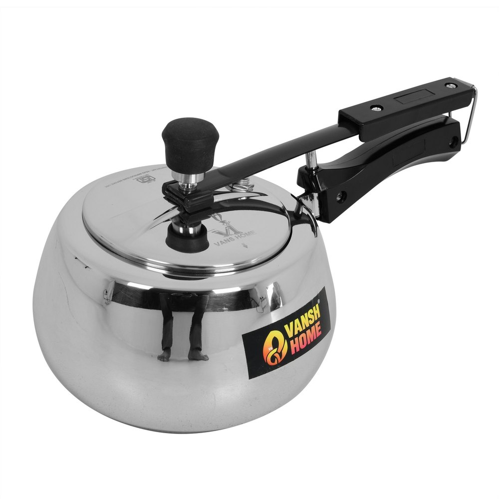 Silver VANSH HOME FLORA /HANDI -2 LTR PRESSURE COOKER