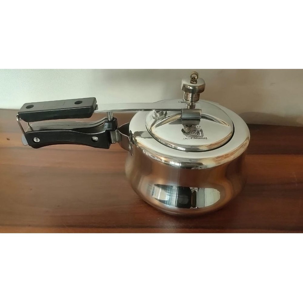 Wrought Aluminium 2 L Kitchen Bird Handi Pressure Cooker, For Home