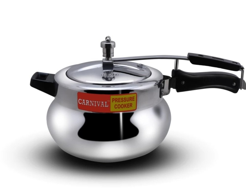 Silver Aluminium Carnival 3.5 Ltr Desire Pressure Cooker, For Hotel