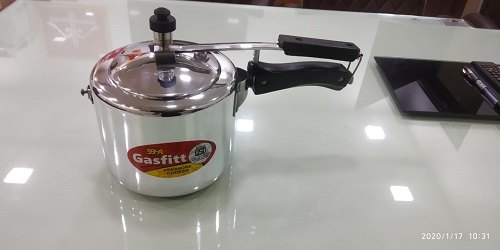 GASFITT Multi PRESSURE COOKER INDUCTION BASE, Size: 3.LTR