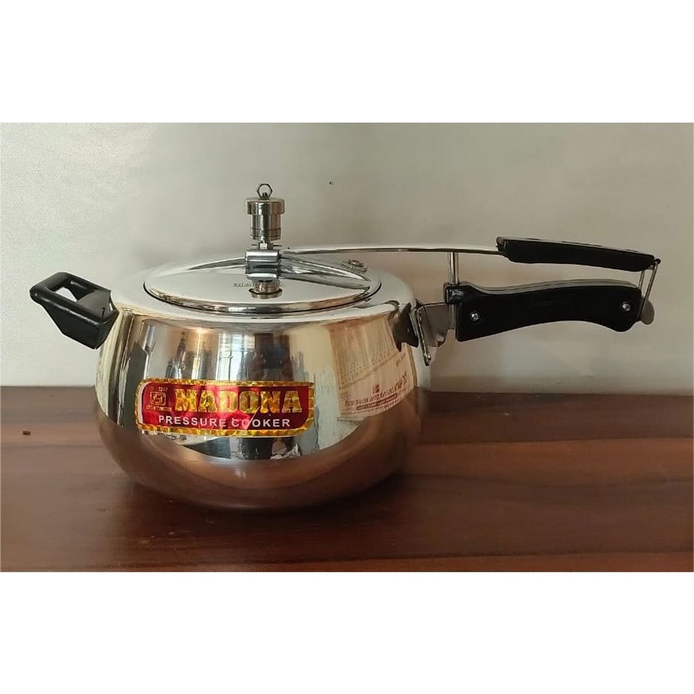 Wrought Aluminium Madona Cute Model Pressure Cooker, For Home, Capacity: 5 L