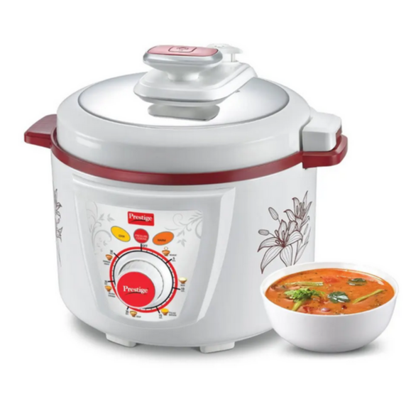 Multicolor Prestige Electrical Pressure Cooker PEPC 1.0, Capacity: 6 Ltr, Size: Large