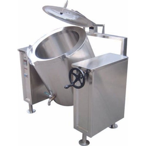 Vihaan Stainless Steel Rise Bulk Cooker, For LPG Operator, Capacity: 80 Liter