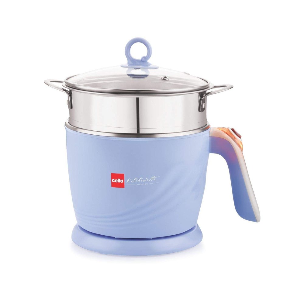 Steamer Cello Multi Utility 100 B Travel Cooker, For Home, Size: 1.2 Litre