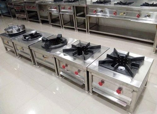 FAV TECH LPG Commercial Burner Cooking Range, Model Name/Number: Stainless Steel, Size: 24 X 24
