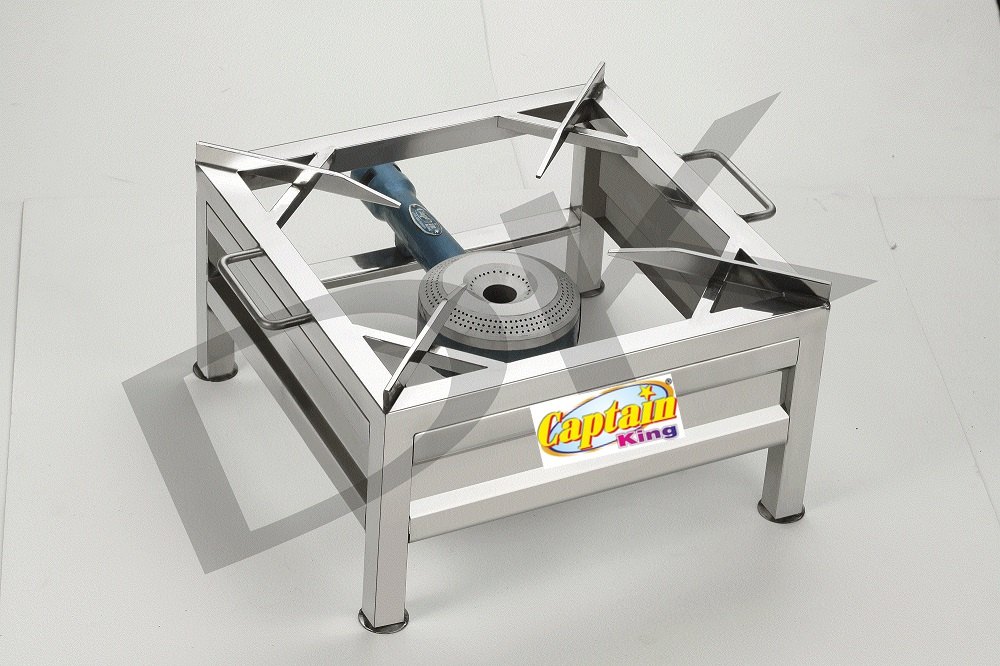 Stainless Steel Bhatti 12x12x12 Inches, Number of Burners: Single