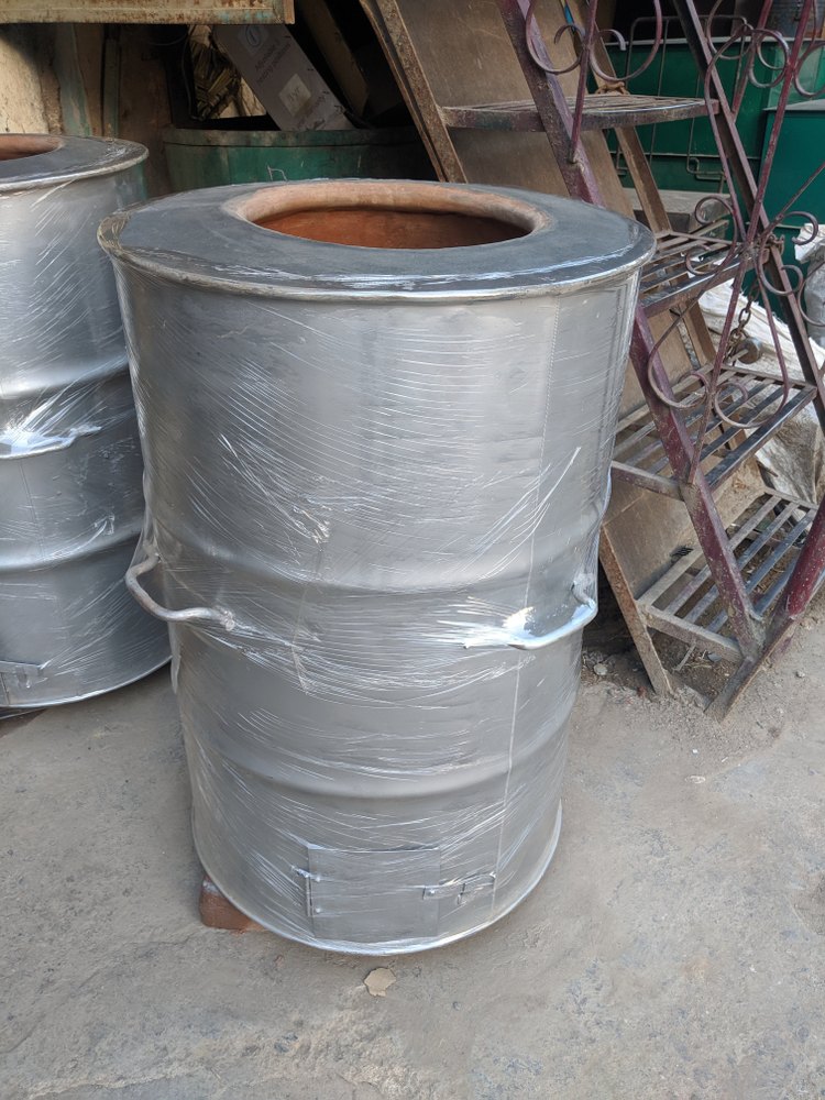 Mild Steel Round 150ltr Drum Tandoor For Catering, For Restaurant