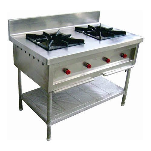STAINLEE LPG Two Burner Range, For Hotel