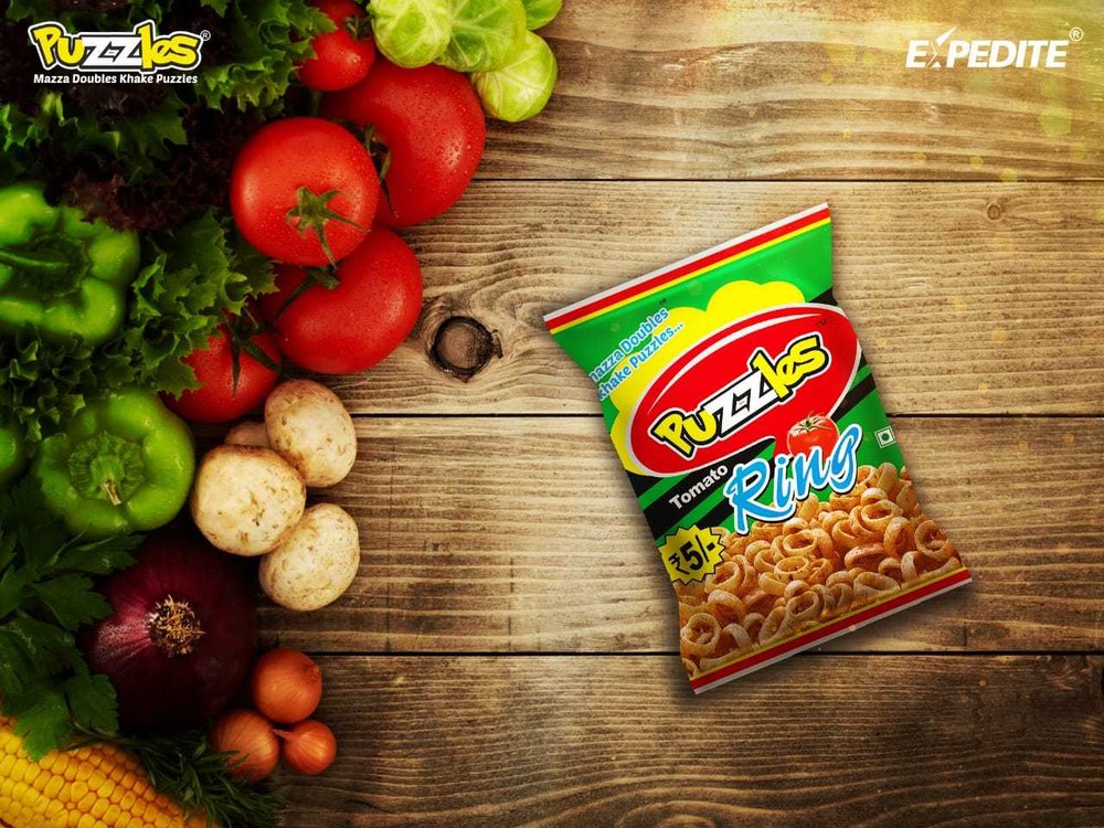 Puzzles Ring Fryums, Crispy, Packaging Size: 30 grams