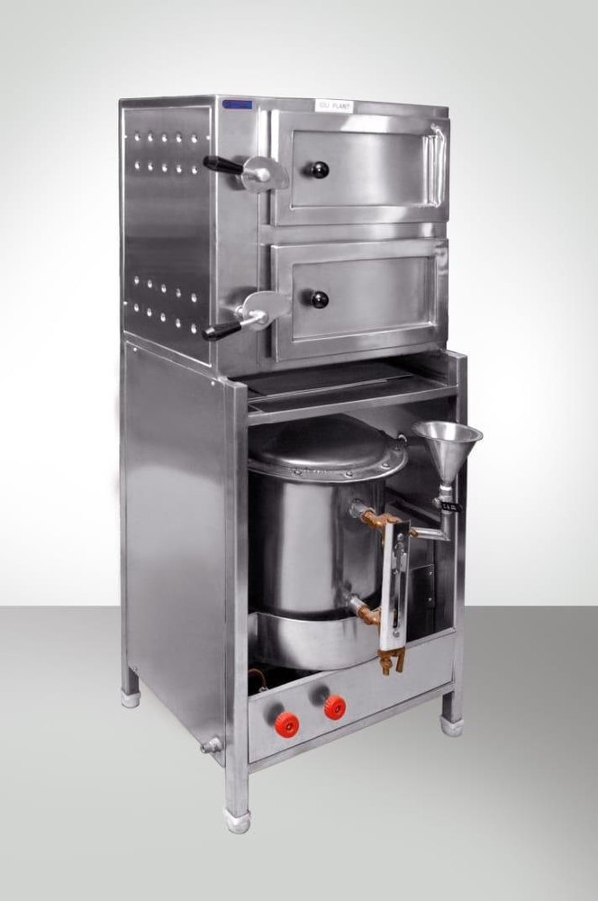 LPG Stainless Steel Idli Steamer, For Commercial