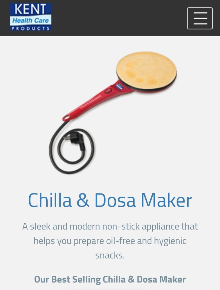 Kent Electric Chilla And Dosa Maker