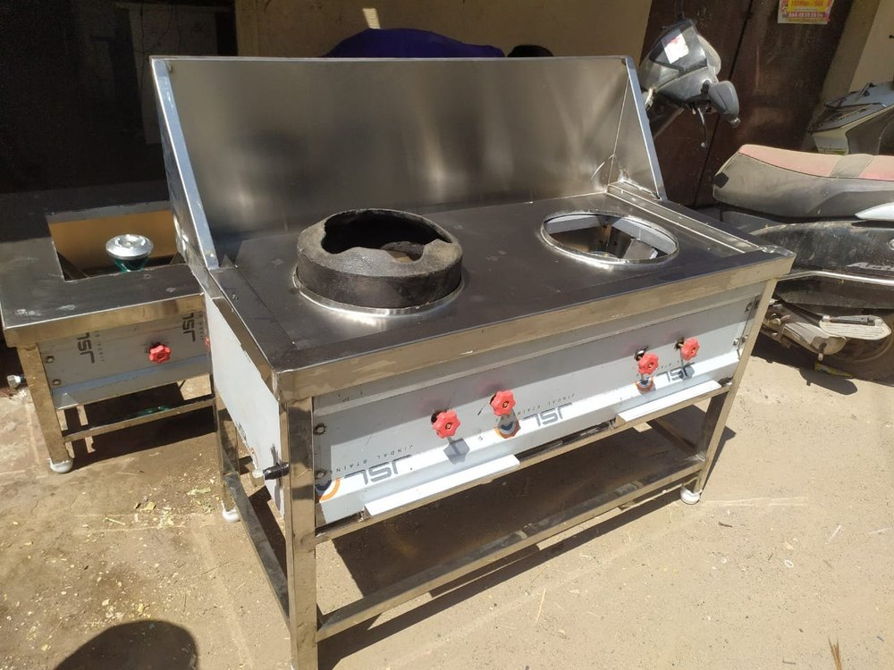 Own Manufacturing 2 Number Chinese Cooking Ranges, For Hotel