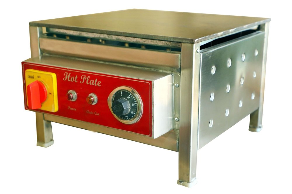 Stainless Steel Polished Electric Hot Plate, For Restaurant