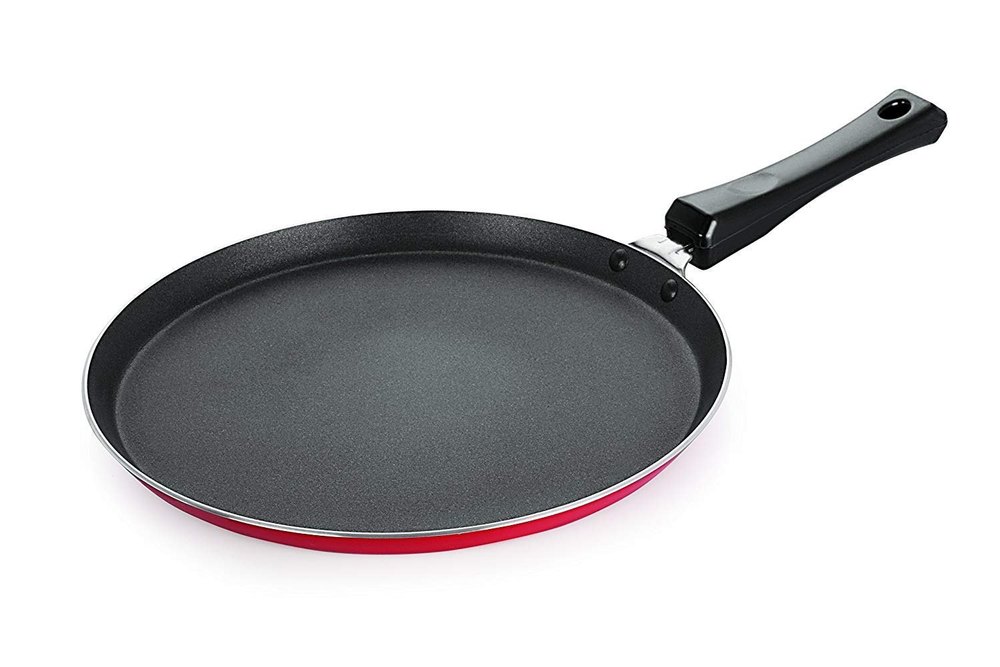 Red Aluminium Nirlon Dosa Tawa, For Home