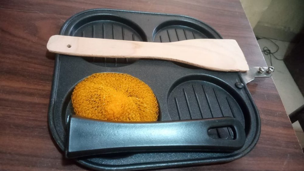 Grey Aluminium ROL-X Mini Uttapam Tawa, For Home