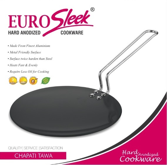 Hard Anodized Roti Tawa (Euro Sleek)