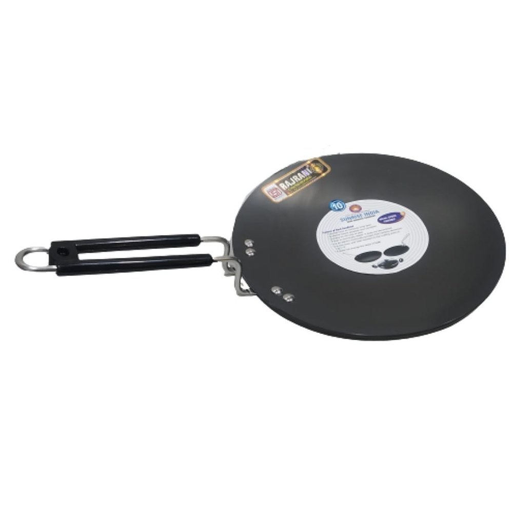 rajrani Black Hard Anodized Tawa, For Home, Size: 9 To 12