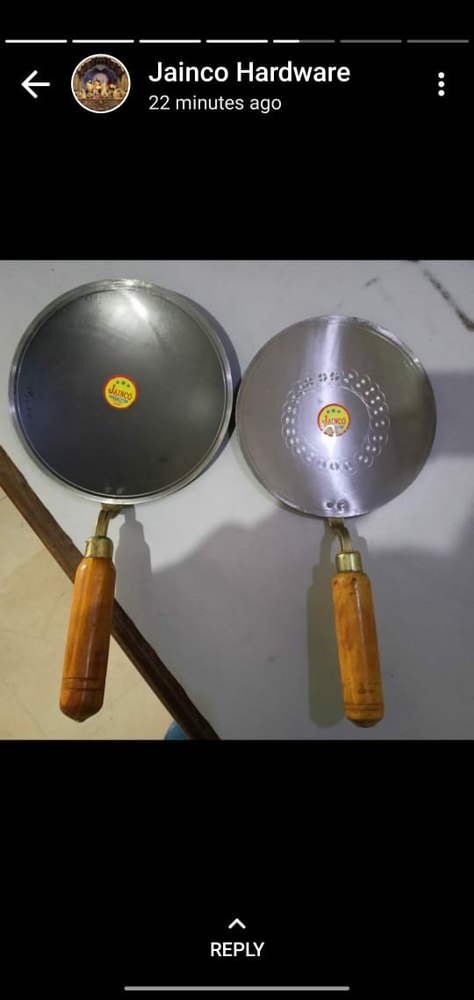 Golden Black Roti tawa jainco, For Kitchen, Size: 5inch Diameter