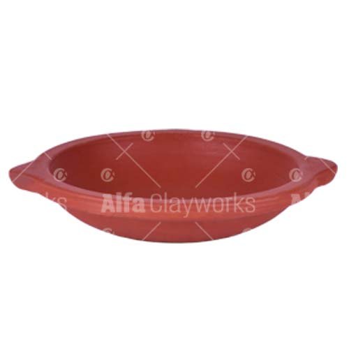 Alfa Clayworks Tangerine Red Terracotta Clay Appakadai for Kitchen