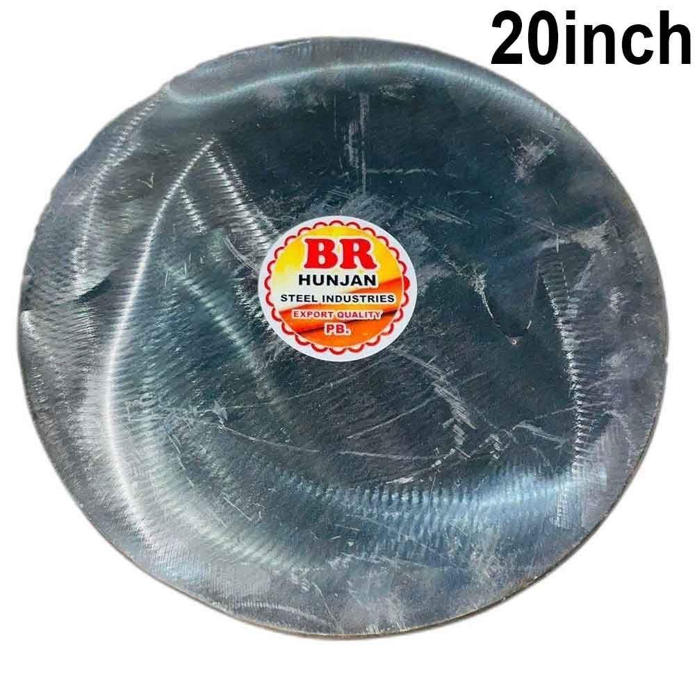 Black Gas 20inch Iron Tikki Tawa, For Home