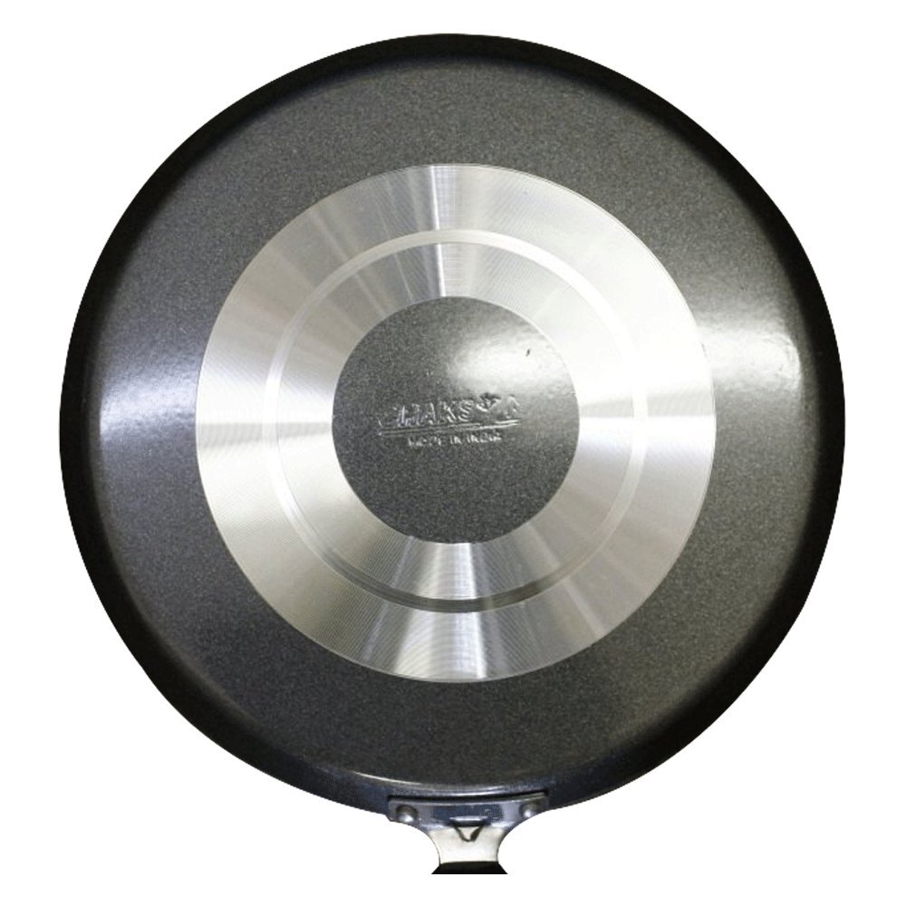 Silver Gas Aluminium Non Stick Dosa Flat Tawa, Round, Size: 24 X 24 X 4 cm