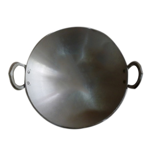 Round Aluminium Polished Kadai