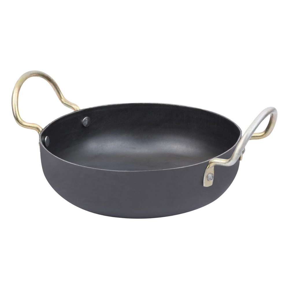 Round Iron Kadai 10 Inch Or Chinese Kadhai, Packaging Type: Box, Capacity: 3 L