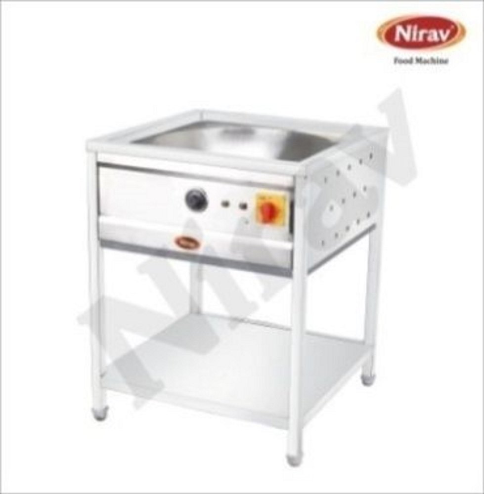SS304 Round ELECTRIC KADAI, Capacity: 12 Ltr