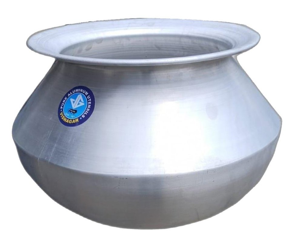 Round 5L Aluminum Handi, For Kitchen, Size: 30 Inch