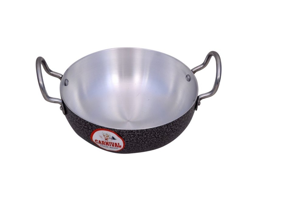 Round Carnival Aluminium Coating Kadhai 1.5 ltr