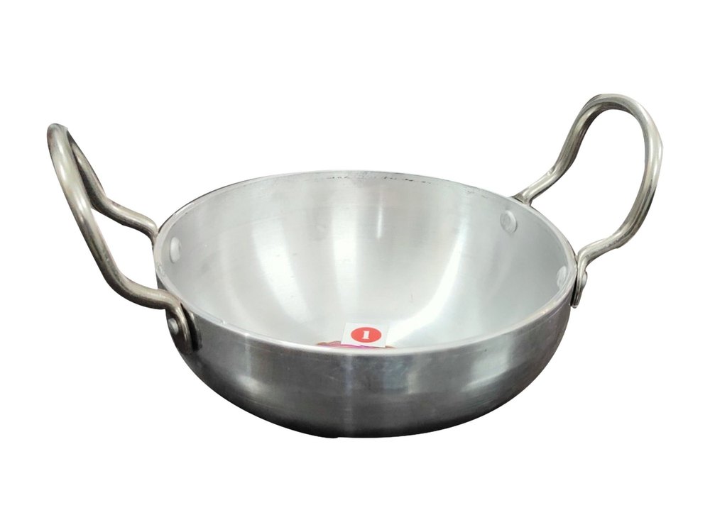 Round Regular Aluminium Kadai, For Home