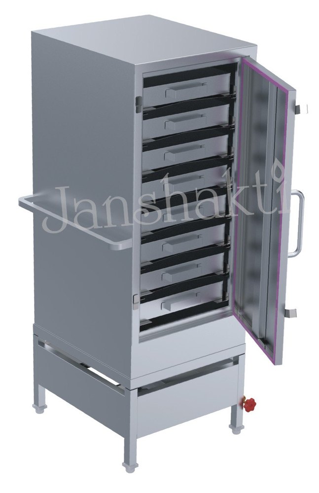 Stainless Steel Dhokla Khaman Steamer, Gas/Electric