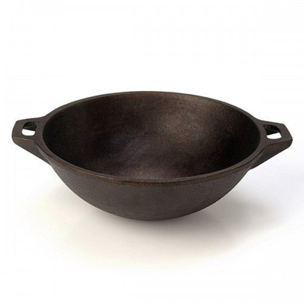 Ess Bee Round 10Inch Cast Iron Kadai, For Home
