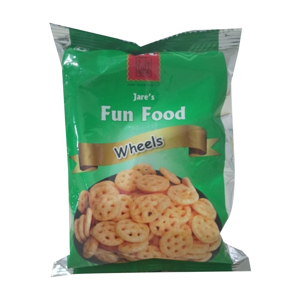 Wheel Shape Salted Fun Food Wheels Snack Fryums, Packaging Type: Packet, Packaging Size: 18g