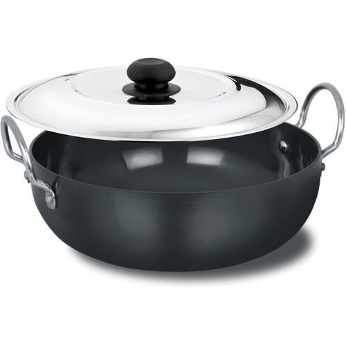 Hard Anodized Deep Kadai for Kitchen