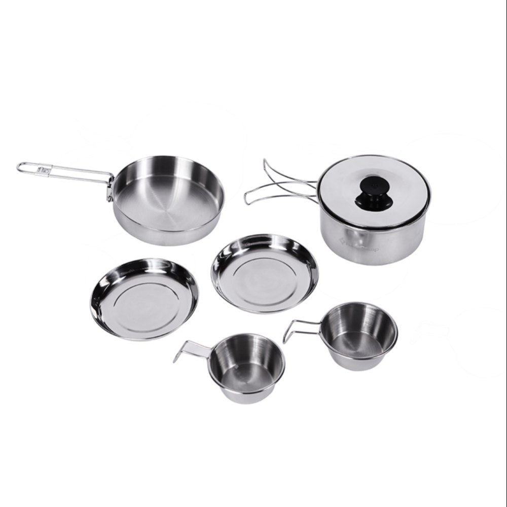Stainless Steel Kingcamp KP3914 Backpacker III Silver