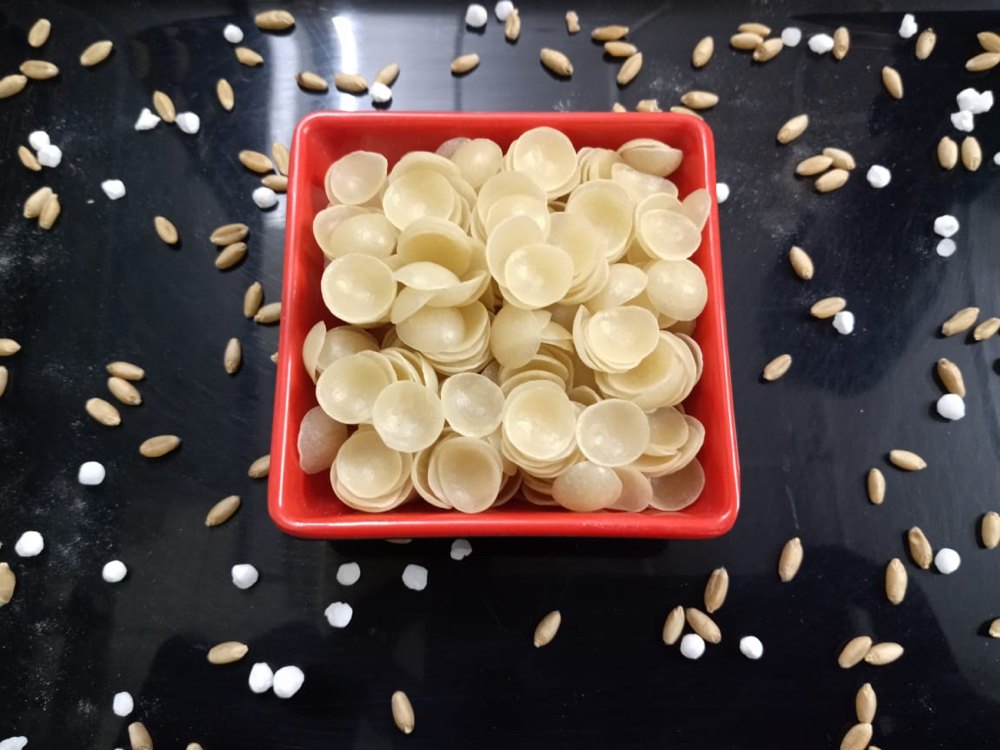 Small Bowl Shape Papad Fryums, Packaging Size: 20 Kg