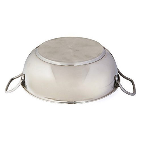 Silver Induction Compatible Kadai, For Home