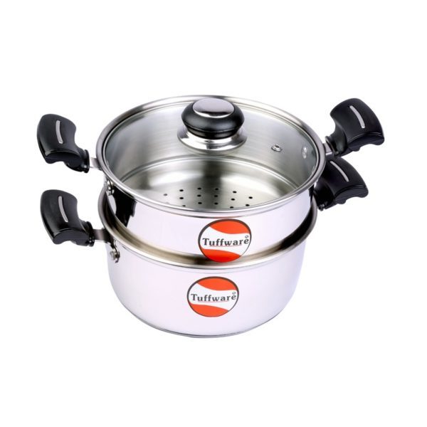 Steamer Set with Glass Lid