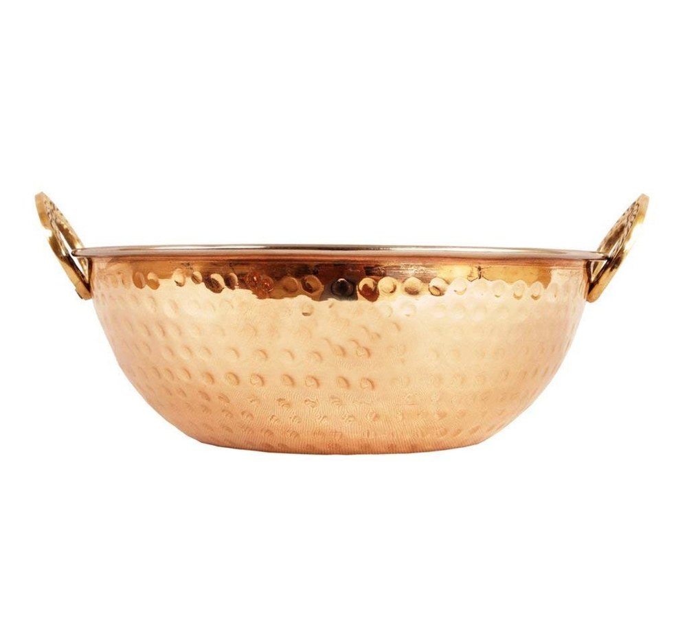 KUVI Round Copper Kadai