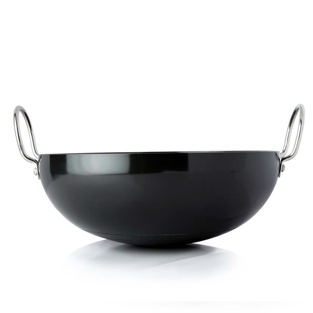 Hard Anodized Aluminium Kadai, For Cooking