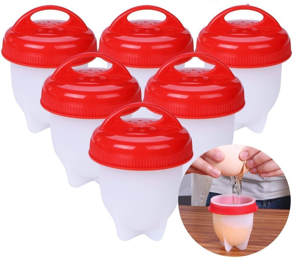 Silicon Egg Boil Hard-Boiled Egg Cooker Mold Kitchen Egg Cooker Egg Boil Egg Cooker
