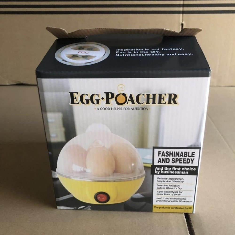 Plastic Round Electric Egg Boiler Boiler, Capacity: 7 Eggs, Size: 15 X 10 X 10 cm