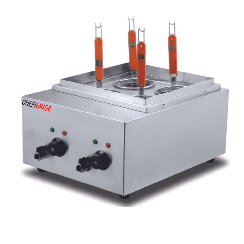 CHEFRANGE SS Pasta Cooker Boiler, Capacity: 4 Containers, Size: 450 X 570 X 450mm