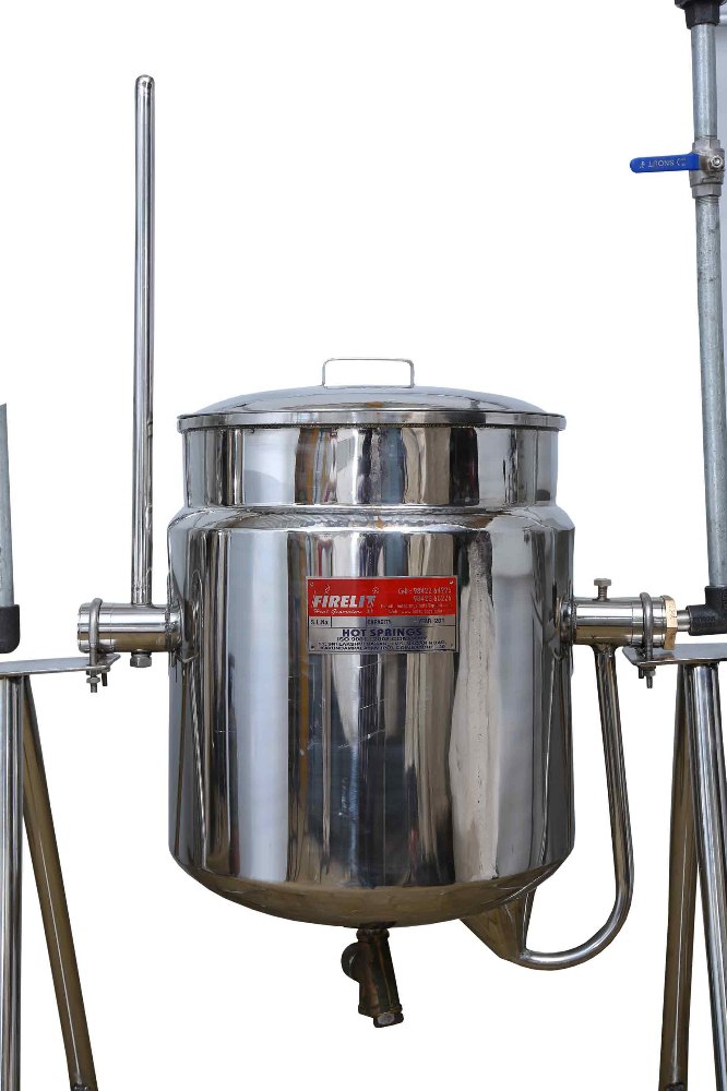 SS 304 Steam Cooking Sambar Vessel