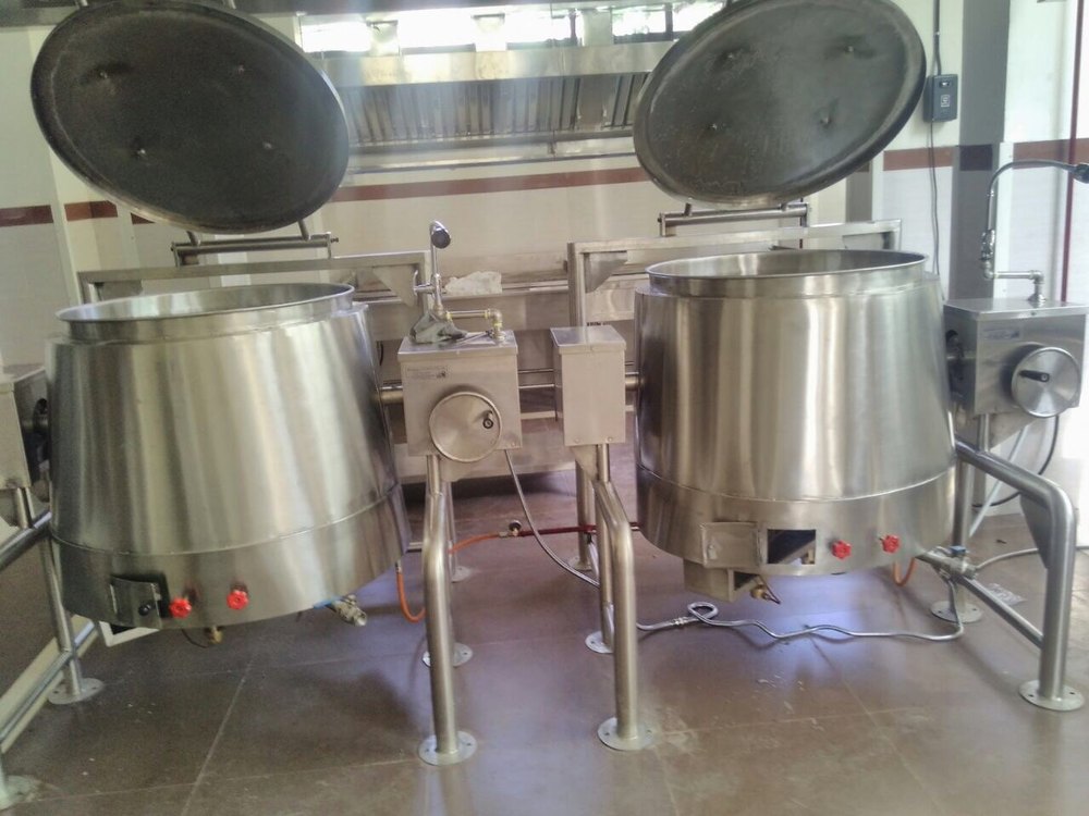 SA Kitchen Electric Sambar Cooking Vessel, Capacity: 100 - 1000 Ltrs, Material Grade: SS304