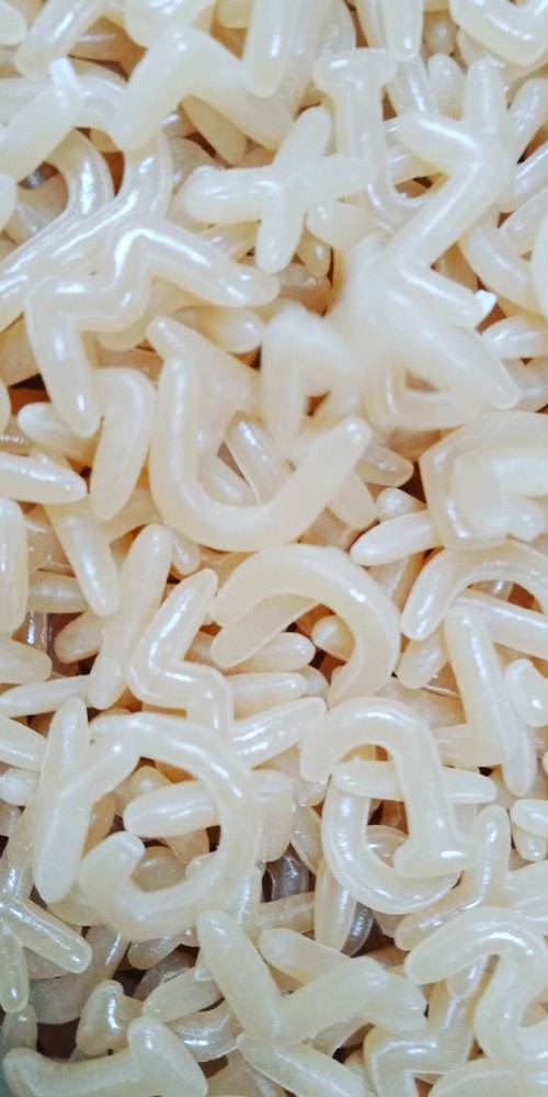 Salted Alphabet Fryums, Store In Dry Place