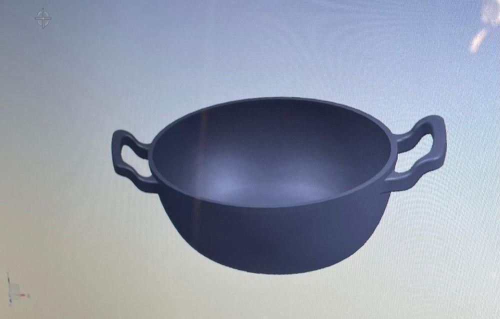 Cast Iron Kadai 10 Inches