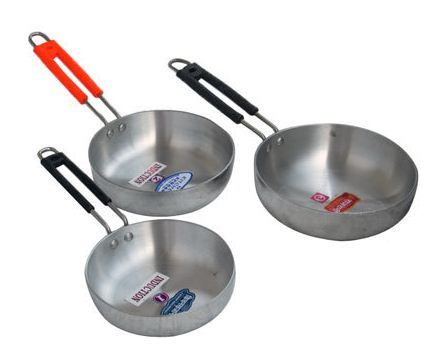 Silver Stainless Steel Kitchen Safe Aluminium Utensils, For Home, Size: Standard